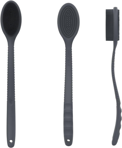 Replacement Pads — Silicone Bristles (2-Pack for Long Handle Scrubber)