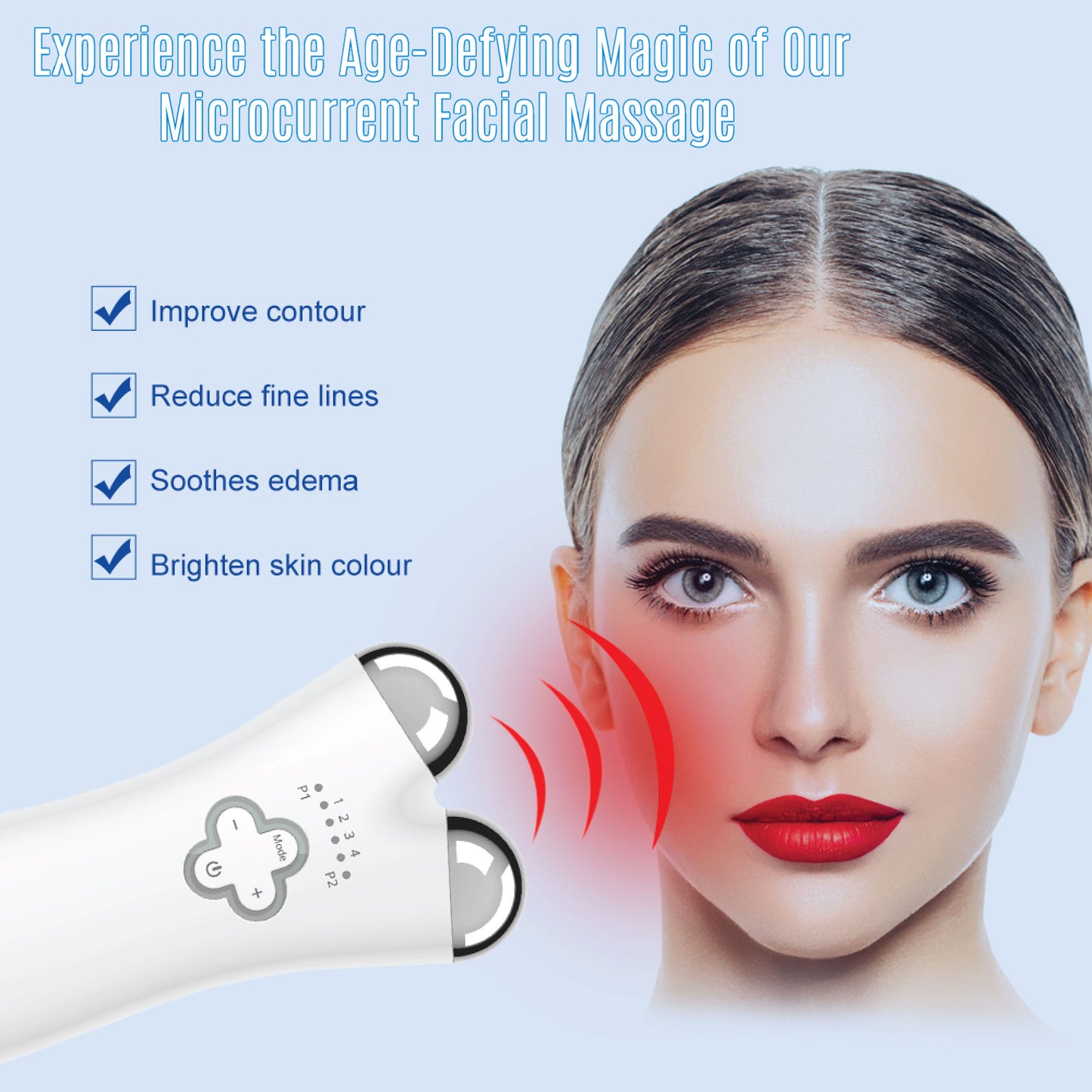 Microcurrent Device — Face & Neck Mini Toning Tool