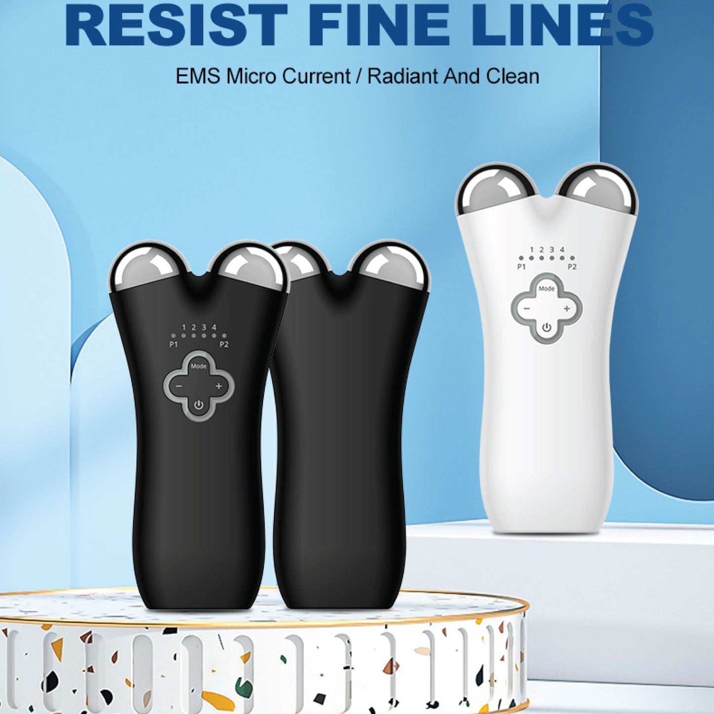 Microcurrent Device — Face & Neck Mini Toning Tool