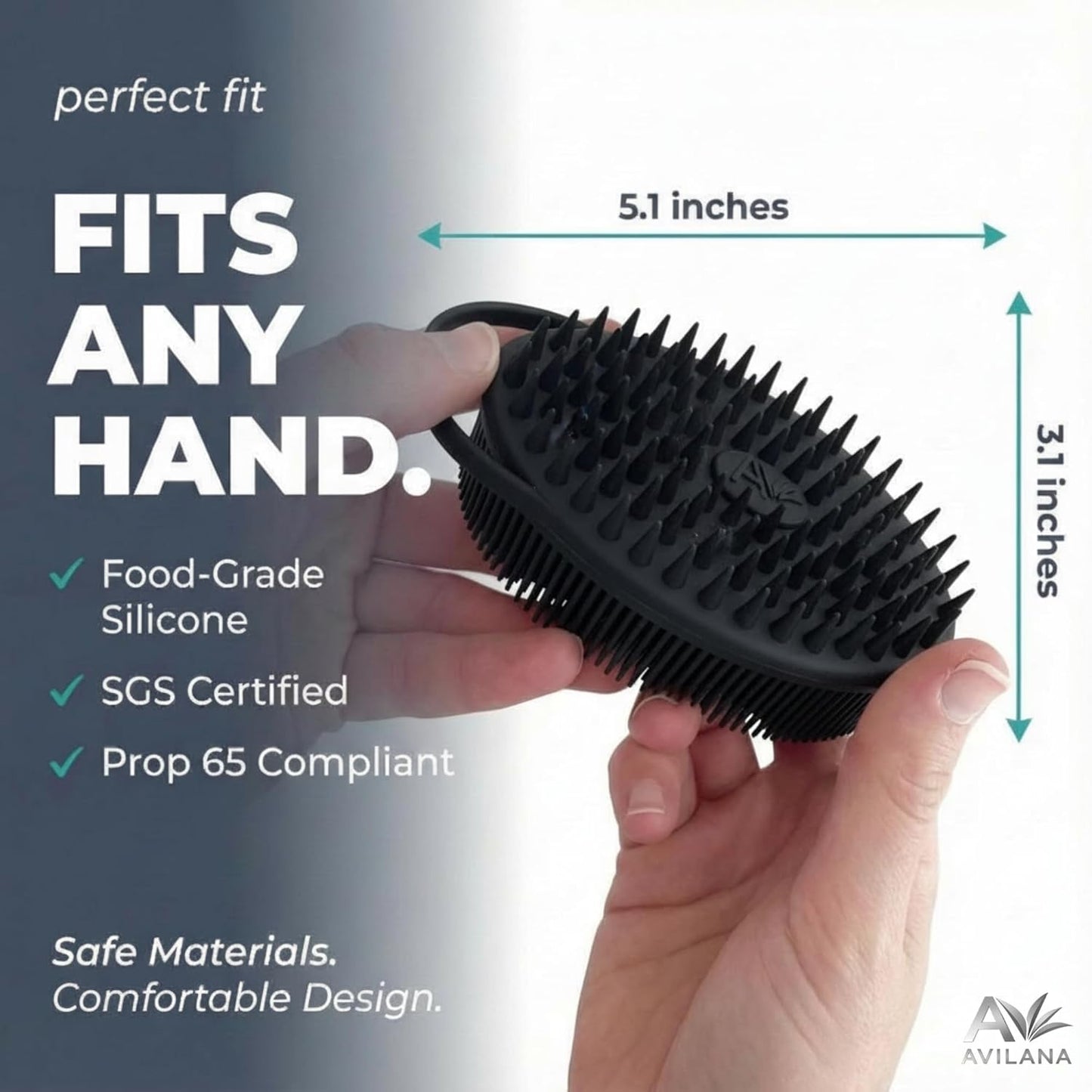 Silicone Body Scrubber — Scalp (Original)