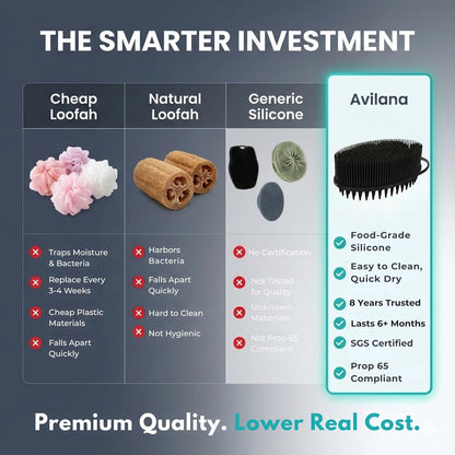 Silicone Body Scrubber — Scalp (Original)