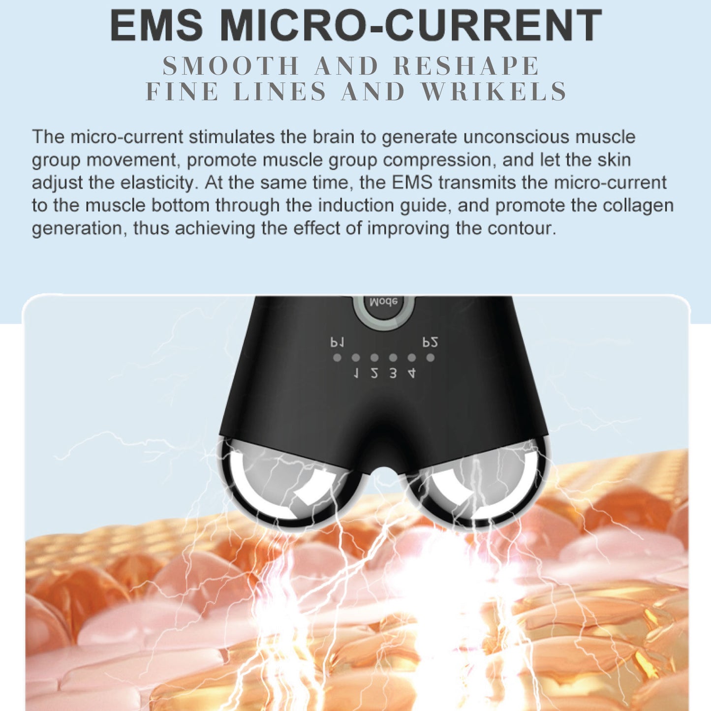Microcurrent Device — Face & Neck Mini Toning Tool