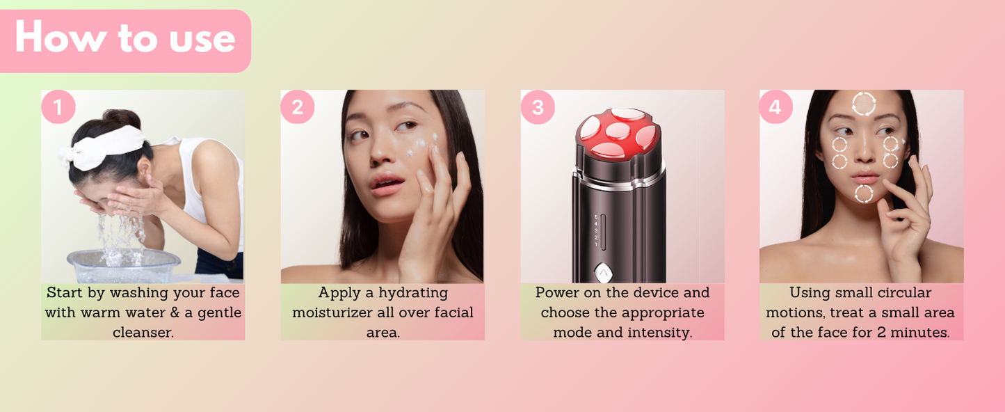 RF Microcurrent Facial Toner — Face & Neck Beauty Device