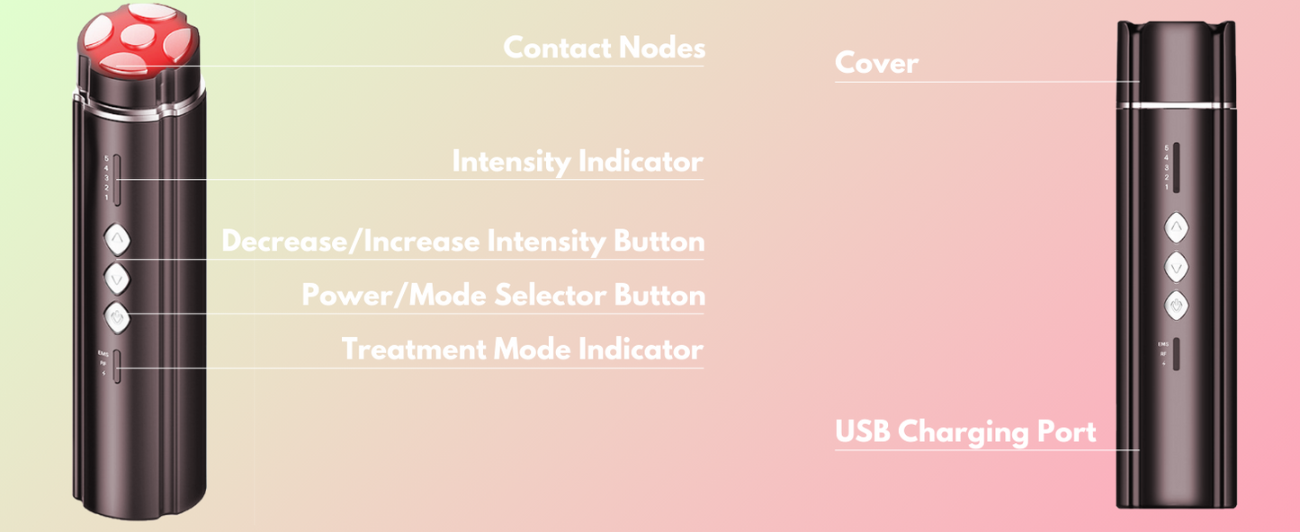 RF Microcurrent Facial Toner — Face & Neck Beauty Device